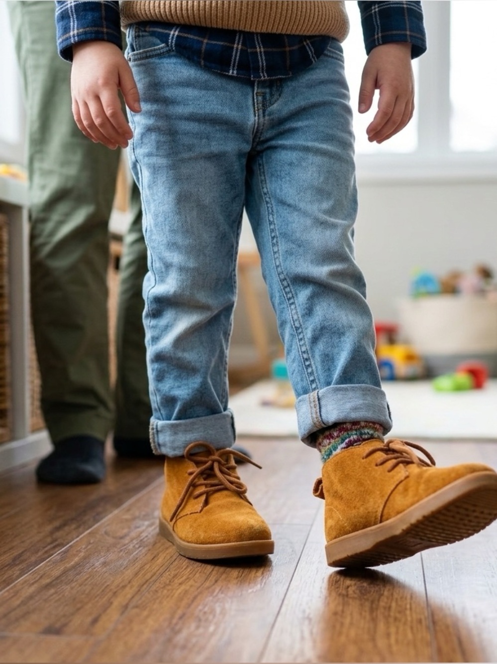 {Gap Kids} Tan Suede Chukka Boots Youth
